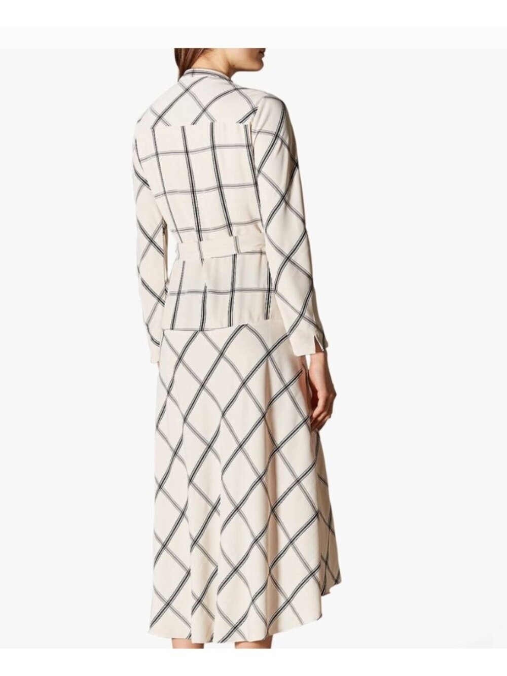 karen millen checked midi dress - Picture 2 of 8